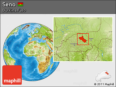 Physical Location Map of Seno