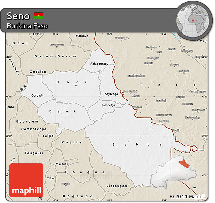 Classic Style Map of Seno