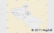 Classic Style Map of Seno, single color outside