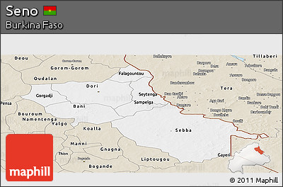 Classic Style Panoramic Map of Seno