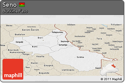 Classic Style Panoramic Map of Seno