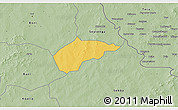 Savanna Style 3D Map of Sampelga
