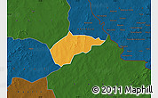 Political Map of Sampelga, darken