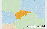 Political Map of Sampelga, lighten