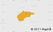 Political Map of Sampelga, single color outside