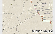 Shaded Relief Map of Sampelga