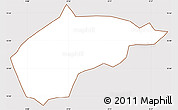 Classic Style Simple Map of Sampelga, cropped outside