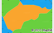 Political Simple Map of Sampelga