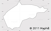 Silver Style Simple Map of Sampelga, cropped outside