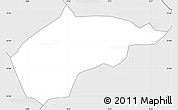 Silver Style Simple Map of Sampelga