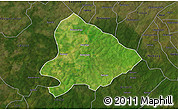 Satellite 3D Map of Sapouy, darken
