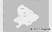 Gray Map of Sapouy, single color outside