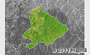 Satellite Map of Sapouy, desaturated