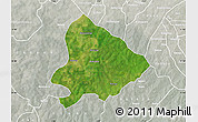 Satellite Map of Sapouy, lighten, semi-desaturated