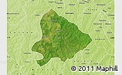 Satellite Map of Sapouy, physical outside