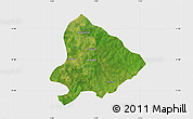 Satellite Map of Sapouy, single color outside