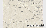 Shaded Relief Map of Sapouy
