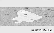 Gray Panoramic Map of Sapouy