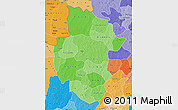 Political Shades Map of Sourou