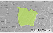 Physical 3D Map of Toeni, desaturated