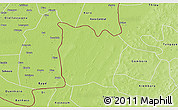 Physical 3D Map of Toeni