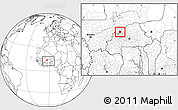 Blank Location Map of Toeni, highlighted parent region, within the entire country