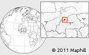 Blank Location Map of Toeni