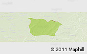 Physical Panoramic Map of Toeni, lighten