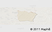 Shaded Relief Panoramic Map of Toeni, lighten