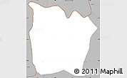 Gray Simple Map of Toeni