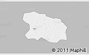 Gray 3D Map of Tougan, single color outside