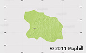 Physical Map of Tougan, cropped outside