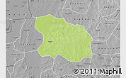 Physical Map of Tougan, desaturated