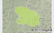 Physical Map of Tougan, semi-desaturated