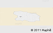 Classic Style Panoramic Map of Tougan, single color outside