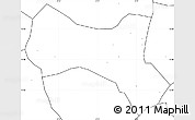 Blank Simple Map of Yaba, no labels