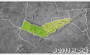 Satellite 3D Map of Tambaga, desaturated