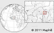 Blank Location Map of Tambaga, within the entire country