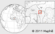 Blank Location Map of Tambaga, highlighted parent region