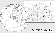 Blank Location Map of Tansarga, within the entire country