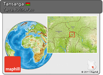 Physical Location Map of Tansarga