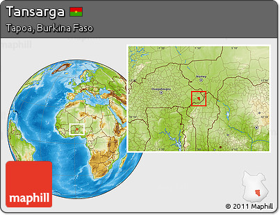 Physical Location Map of Tansarga
