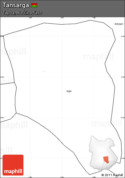 Blank Simple Map of Tansarga