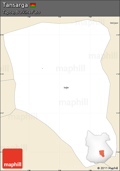 Classic Style Simple Map of Tansarga
