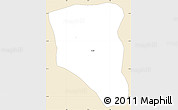 Classic Style Simple Map of Tansarga, single color outside