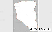 Gray Simple Map of Tansarga, cropped outside