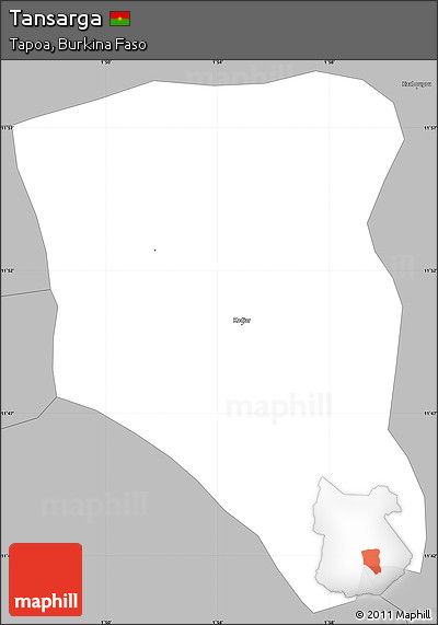 Gray Simple Map of Tansarga