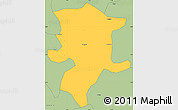 Savanna Style Simple Map of Ouahigouya