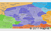 Political Shades Panoramic Map of Yatenga