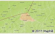 Satellite 3D Map of Solle, physical outside